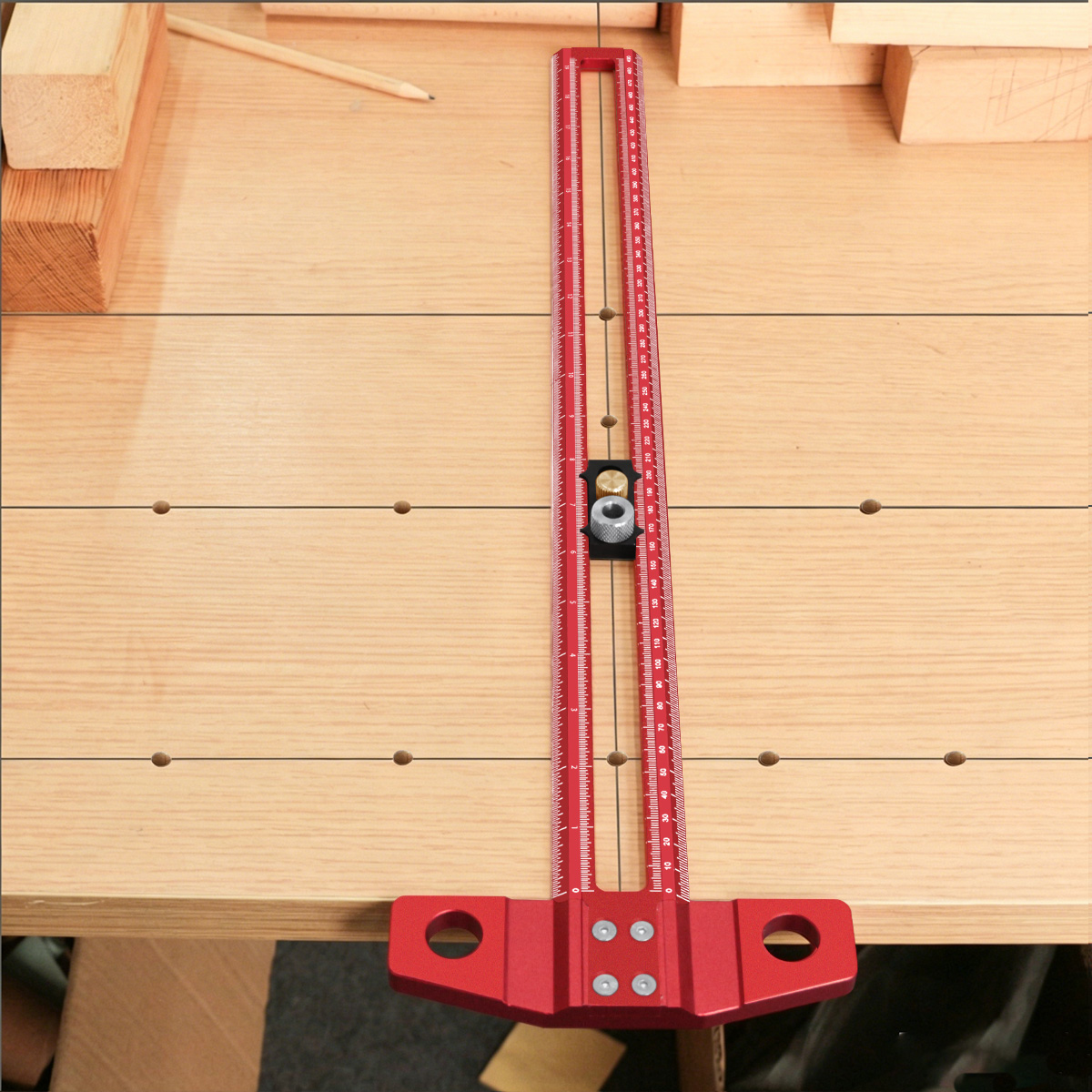 Woodworking Gauge - Regla de Marcado en T para