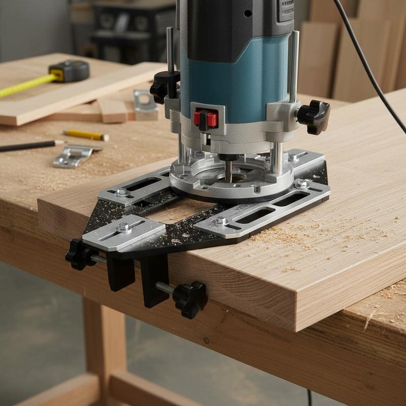 Woodworking Tool - Plantilla de mortaja de aleación de
