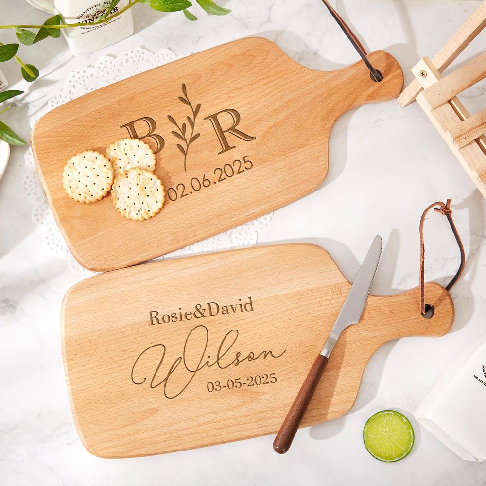 Woodworking Logos - Tabla de Cortar de Madera Grabada