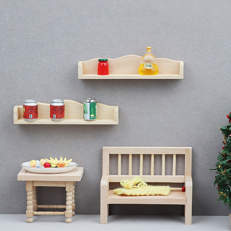 Woodworking Room - Estante de pared en miniatura para