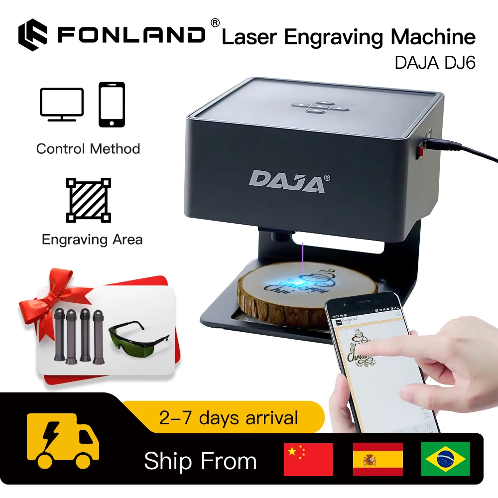 Woodworking Logos - Grabador láser DAJA CNC DIY DJ6