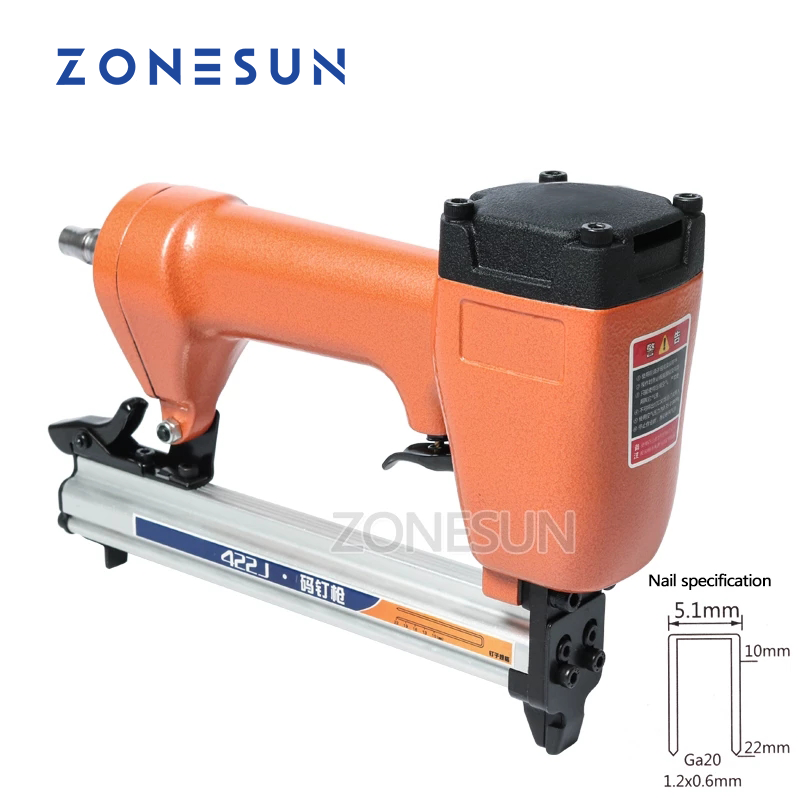 Woodworking Nails - ZONESUN 422J Ga20 Clavadora Neumática de