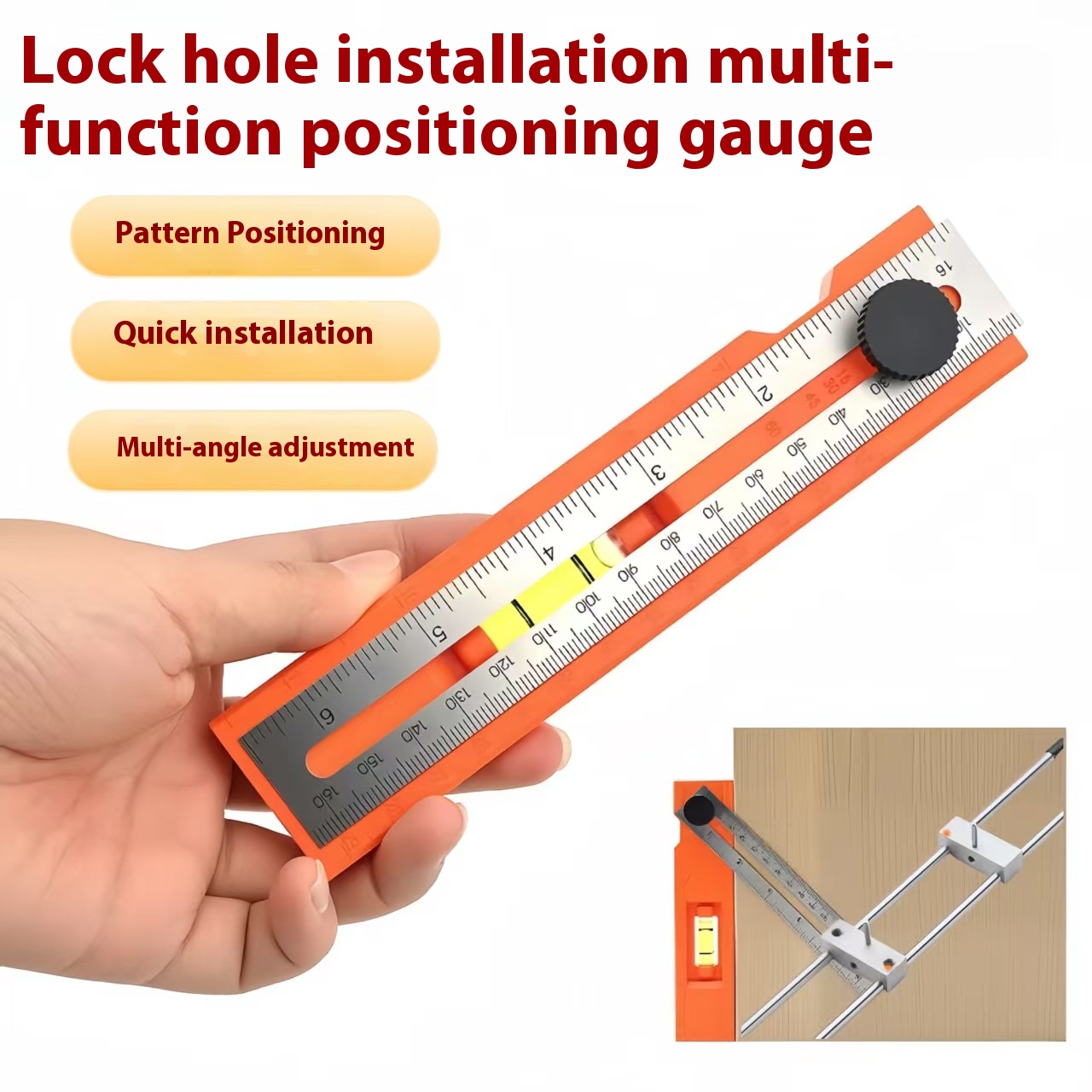 Regla de medición de profundid - Woodworking Basic Tools reseña y precio