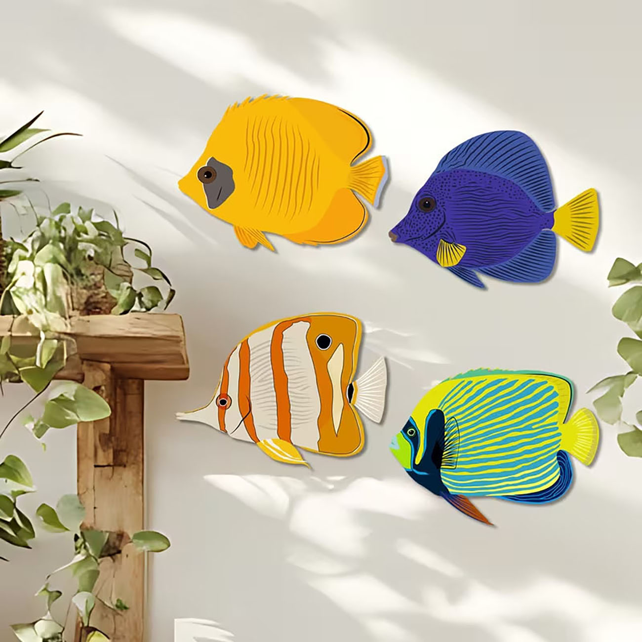 4 Piezas de Decoración de Pare - Woodworking Room reseña y precio