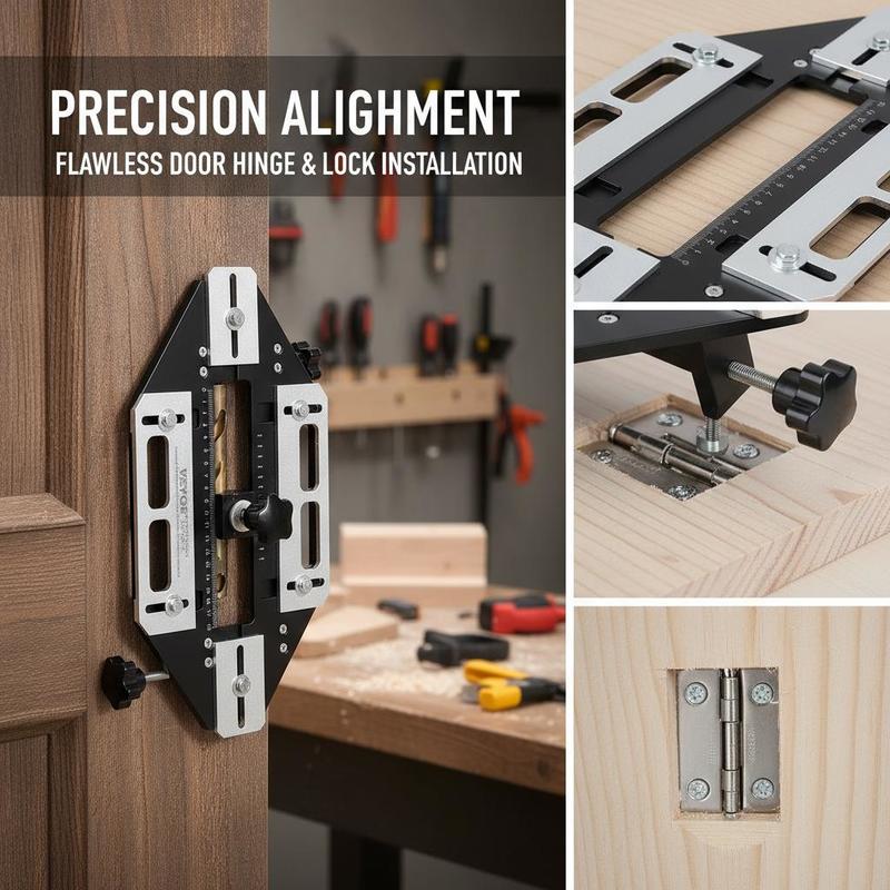 Plantilla de mortaja de aleaci - Woodworking Tool reseña y precio