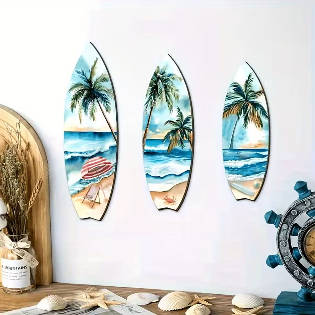 Juego de 3 piezas de arte de p - Woodworking Room reseña y precio