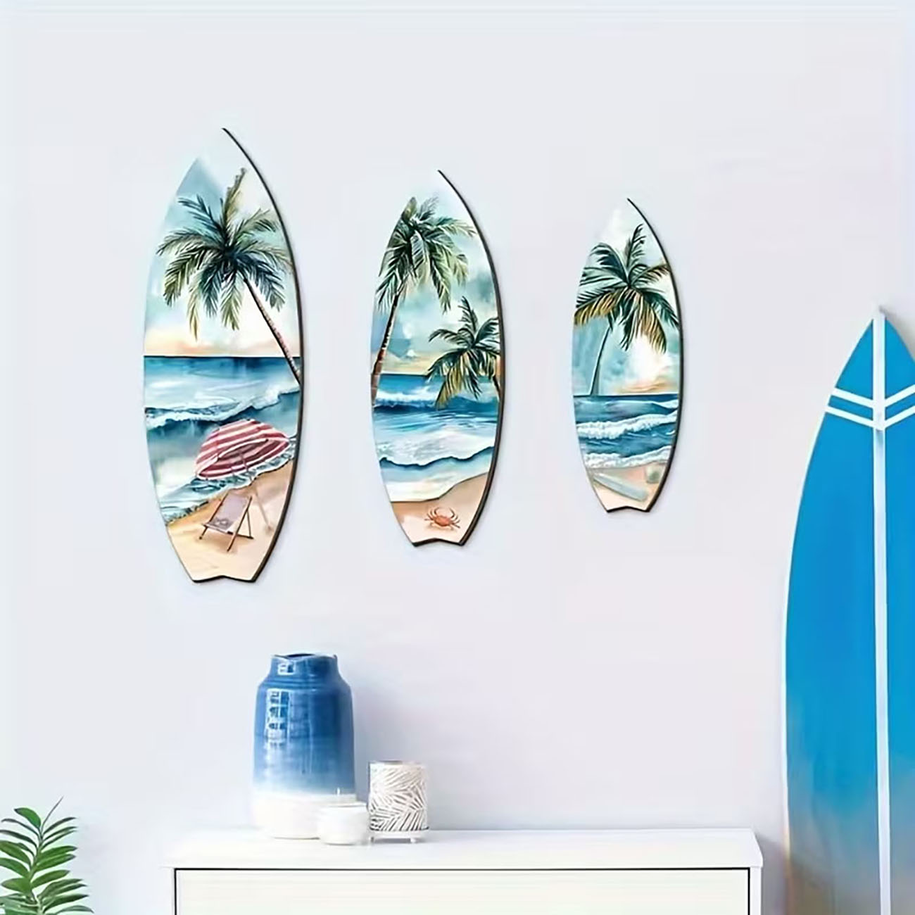 Juego de 3 piezas de arte de p - Woodworking Room reseña y precio