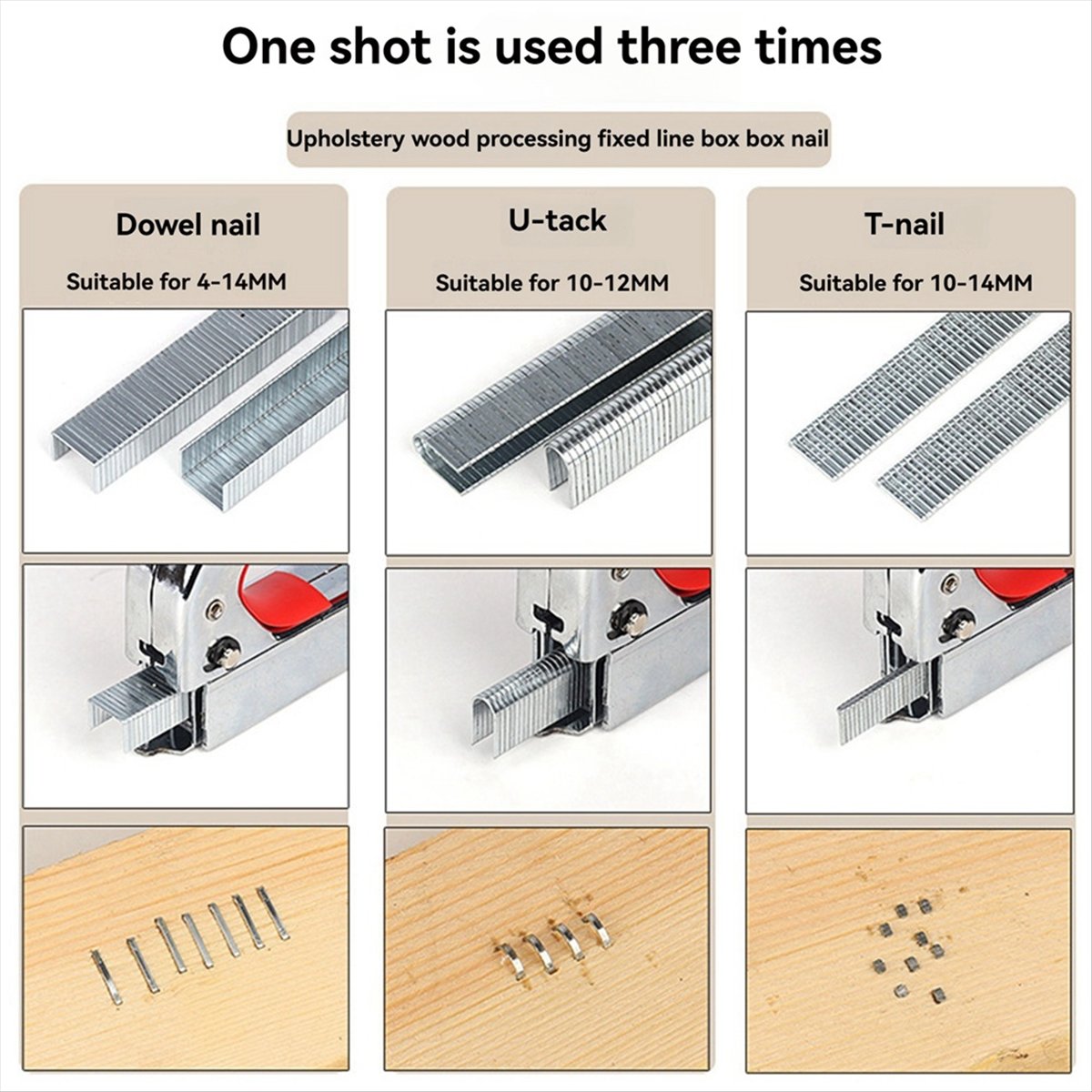Grapadora Manual Multiusos N82 - Woodworking Nails reseña y precio