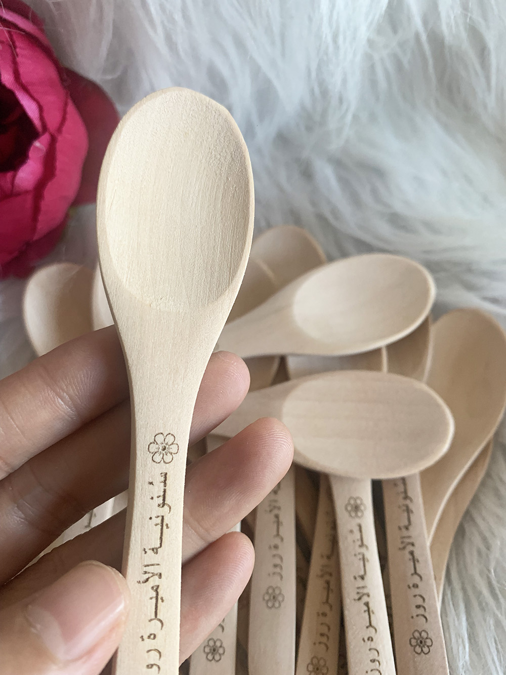 Cuchara de madera con logotipo - Woodworking Logos reseña y precio