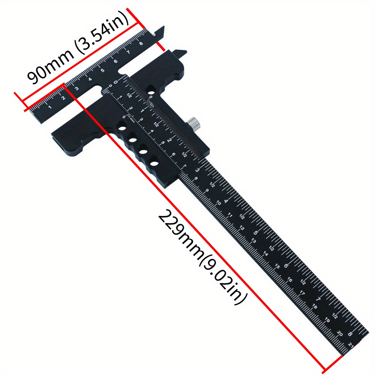Regla de Marcado en T de Aleac - Woodworking Gauge reseña y precio