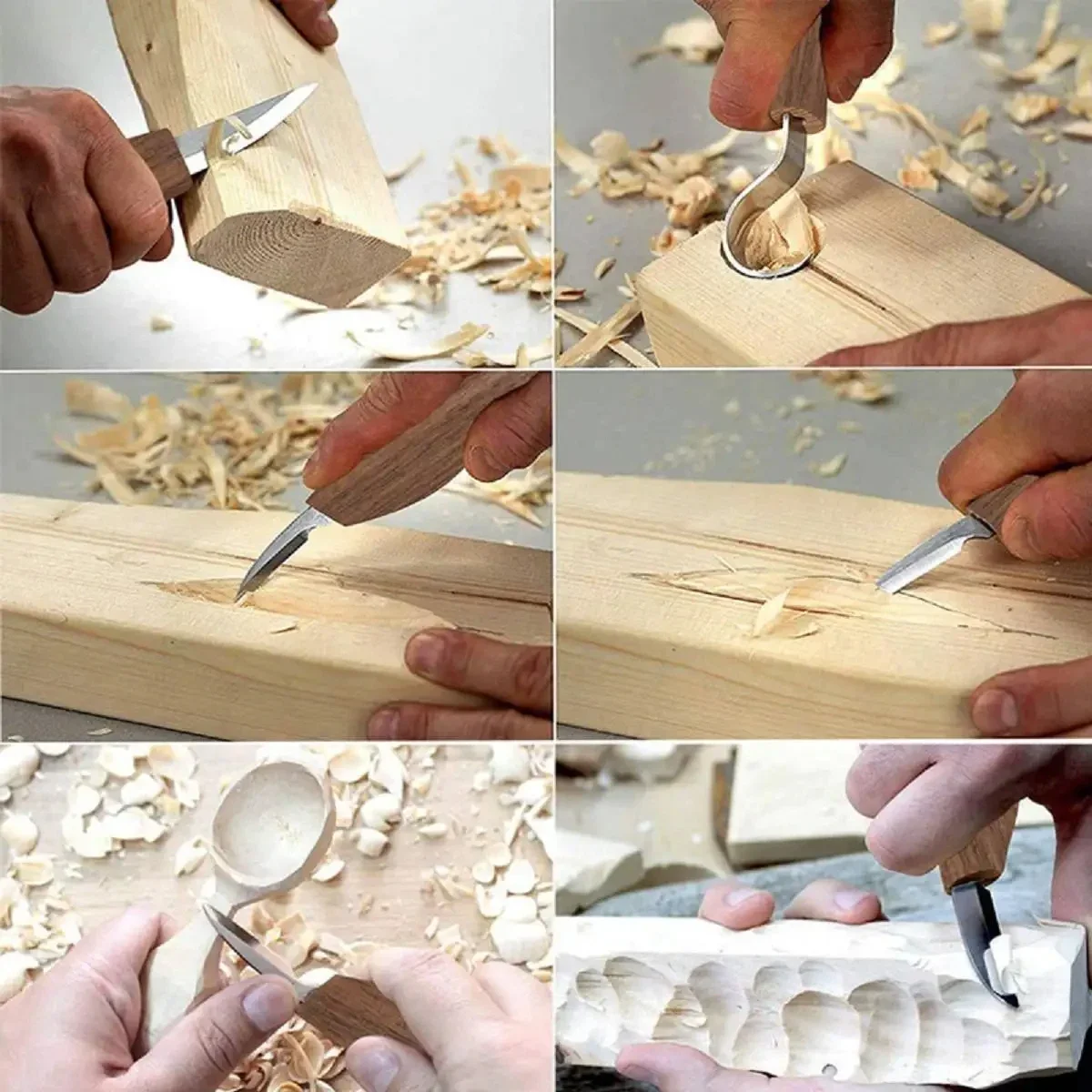 Kit de tallado de madera, jueg - Woodworking Kits For Beginners reseña y precio