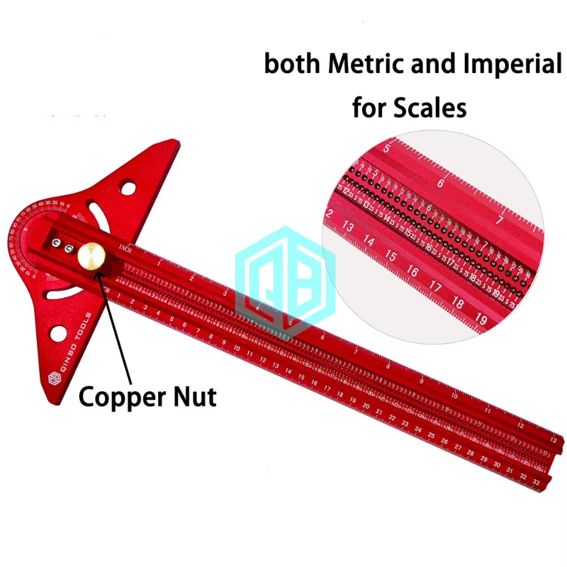 Regla de ángulo de aleación de - Woodworking Tool reseña y precio