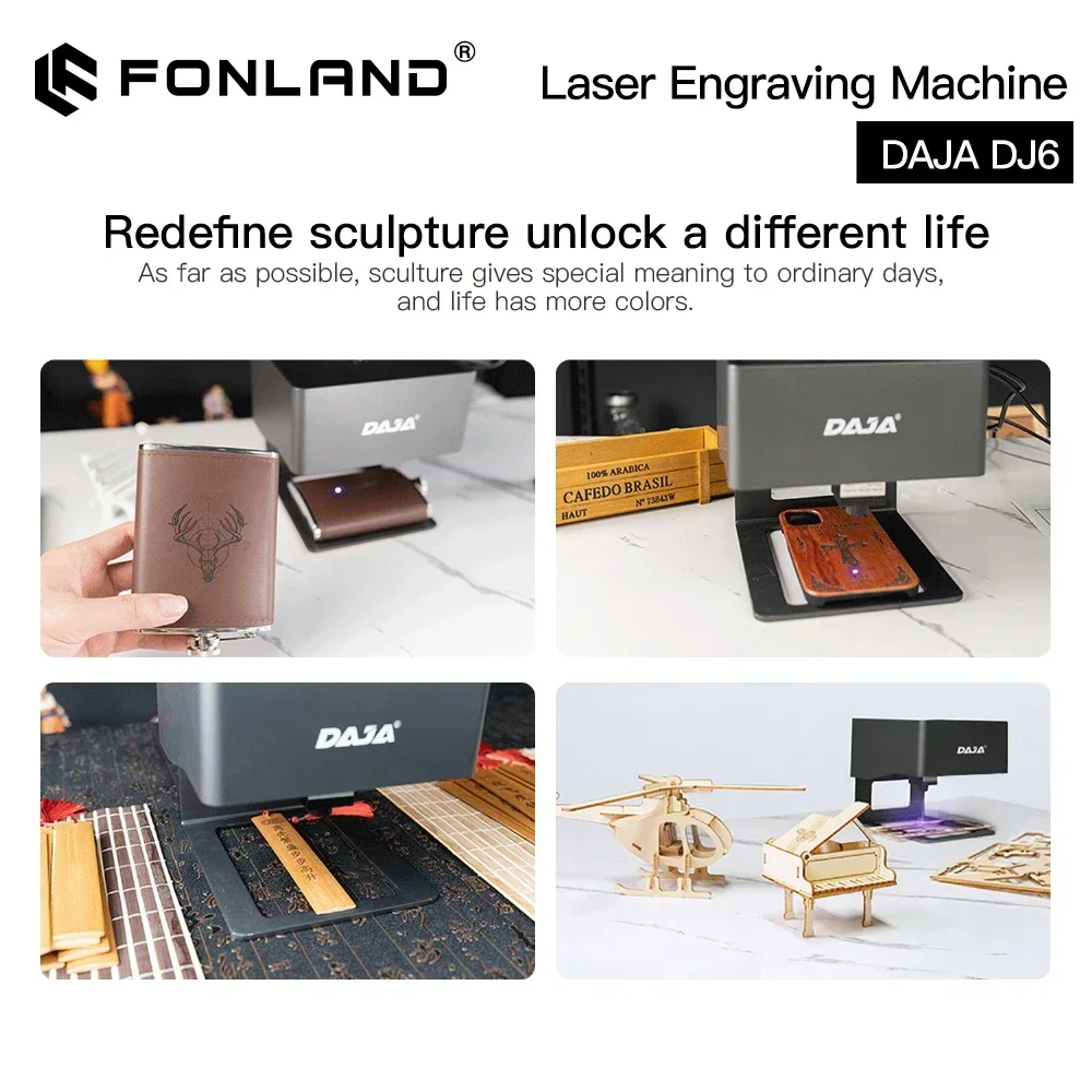 Grabador láser DAJA CNC DIY DJ - Woodworking Logos reseña y precio
