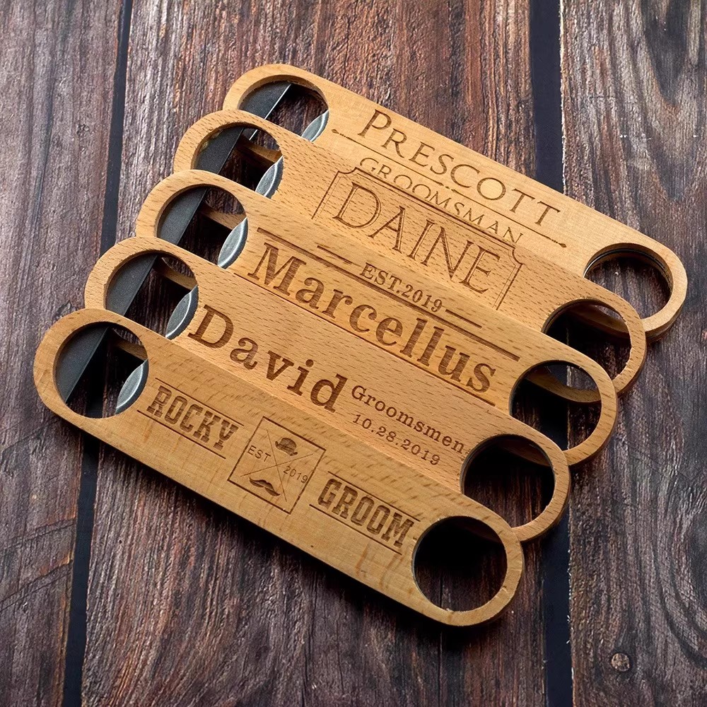 Abridor de botellas de cerveza - Woodworking Logos reseña y precio