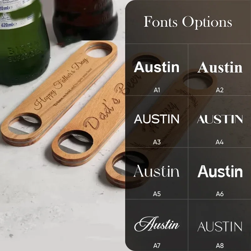 Abridor de botellas de cerveza - Woodworking Logos reseña y precio