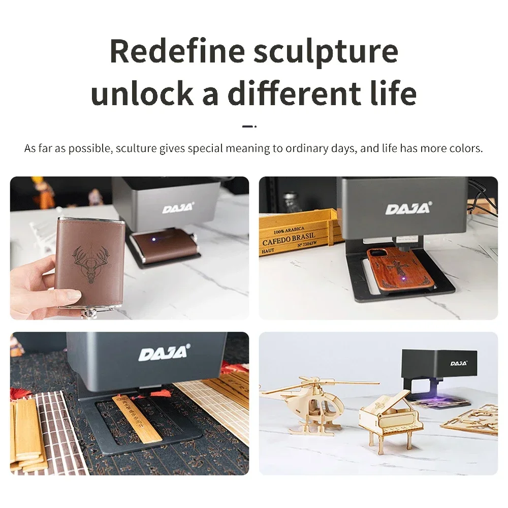 Grabador láser DAJA CNC DIY DJ - Woodworking Logos reseña y precio