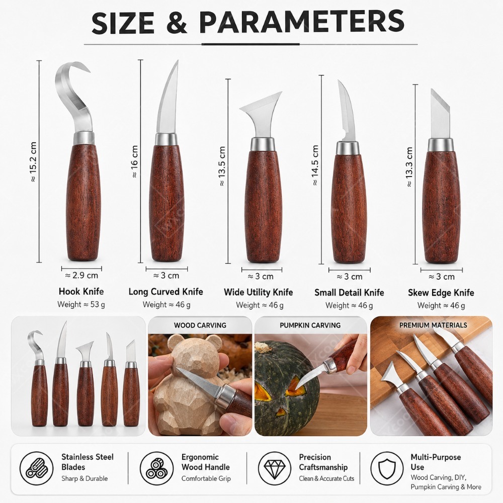 Juego de Cinceles para Tallar  - Woodworking Kits For Beginners reseña y precio