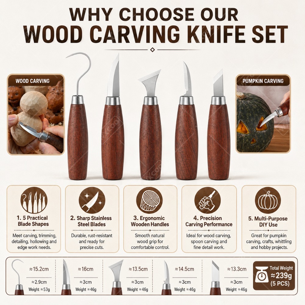 Juego de Cinceles para Tallar  - Woodworking Kits For Beginners reseña y precio