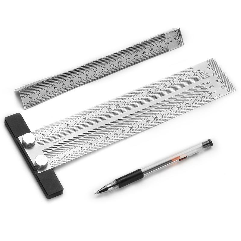 【HG】Regla de Precisión Tipo T  - Woodworking Gauge reseña y precio
