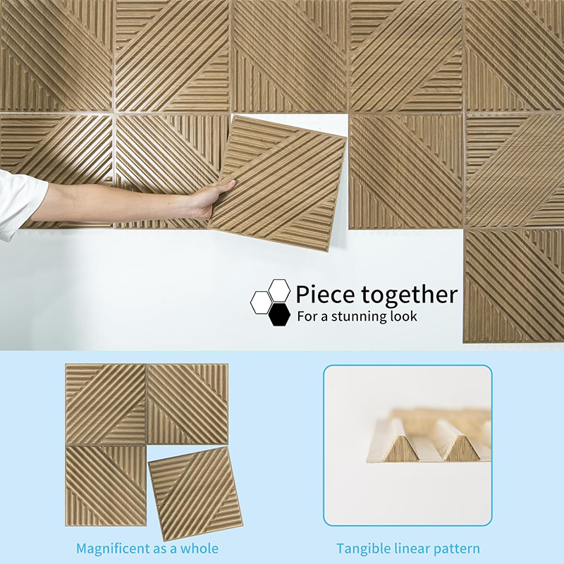 12 Uds Panel de pared 3D 30x30 - Woodworking Room reseña y precio