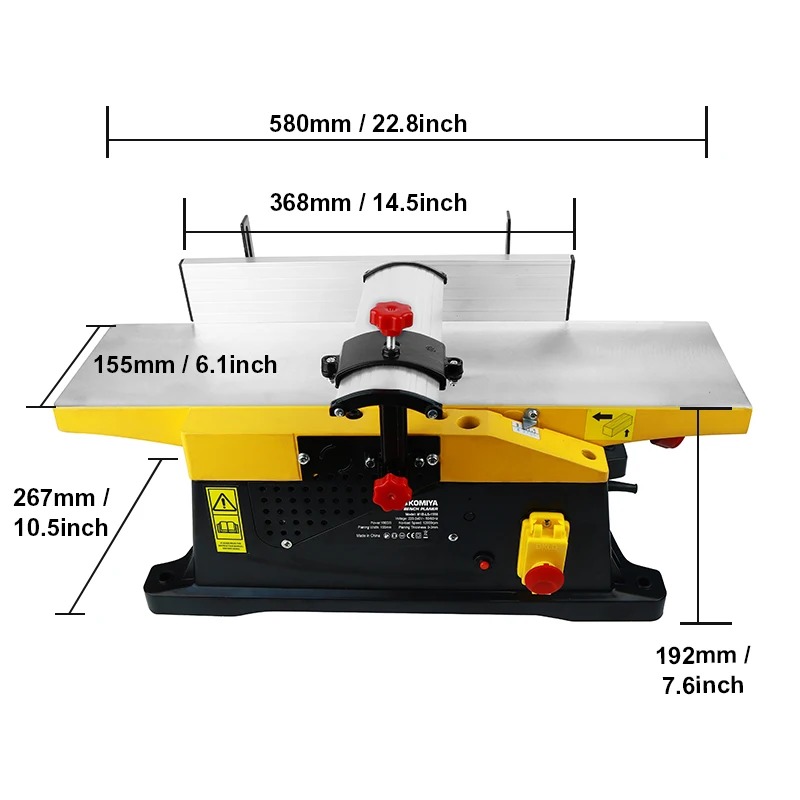 Cepilladora de madera de sobre - Bench Plane Jointer reseña y precio