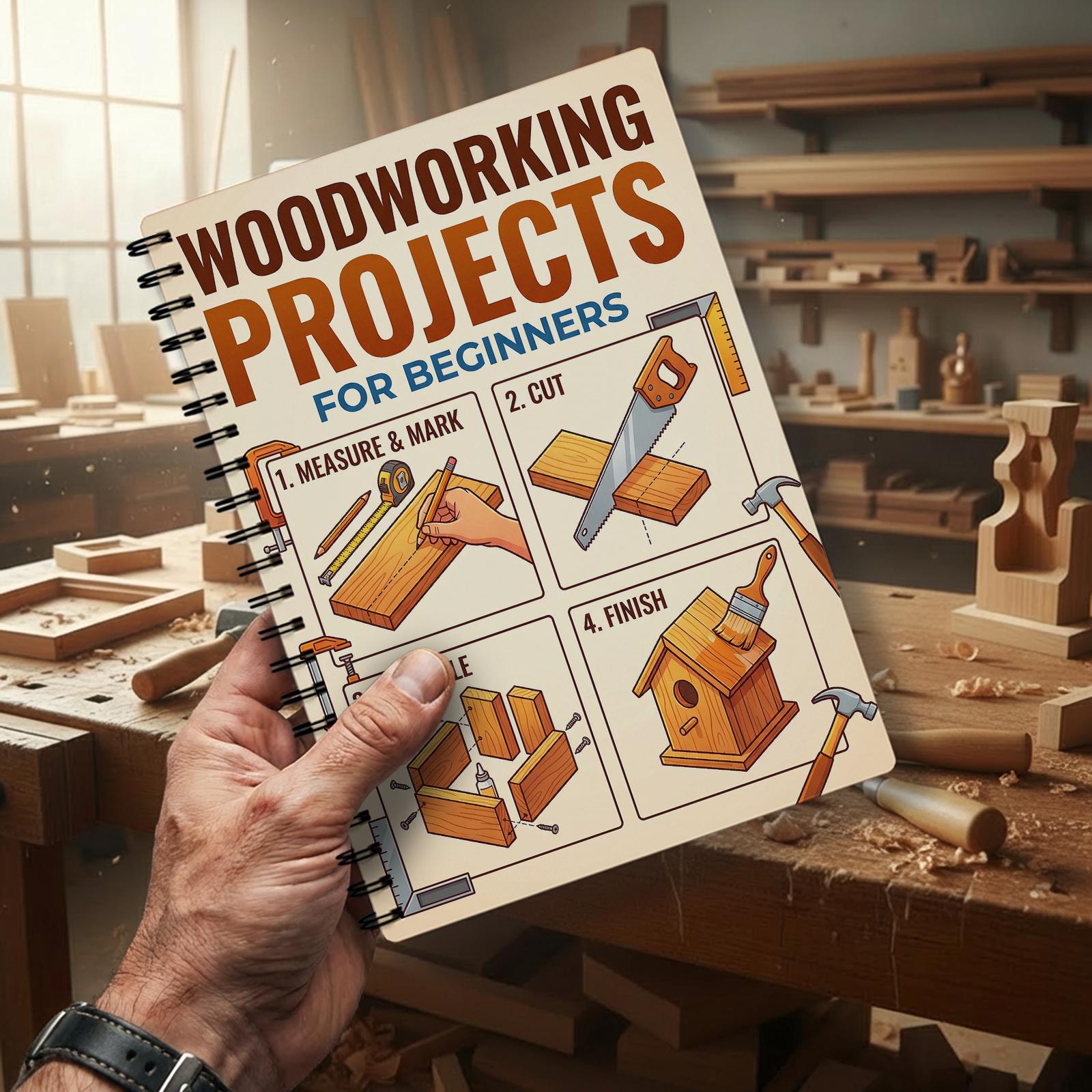 Libro de carpintería para prin - Woodworking Basic Tools reseña y precio